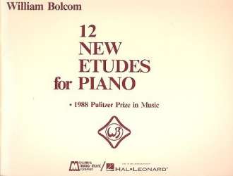 12 new Etudes : for piano - William Bolcom