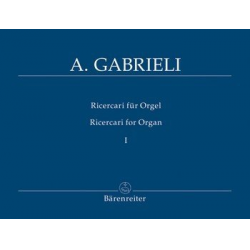 Ricercari Band 1 : für Orgel - Andrea Gabrieli