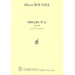 Sonate no.2 op.28 : pour violon et - Albert Roussel