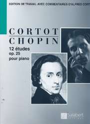12 etudes op.25 : pour piano (fr) - Frédéric Chopin / Arr. Alfred Cortot