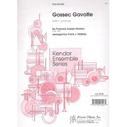 Gossec Gavotte for flute quartet - François-Joseph Gossec / Arr. Frank Halferty