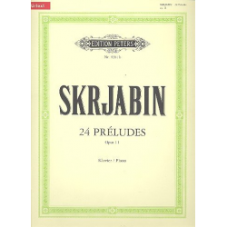 24 préludes op.11 : für Klavier - Alexander Skrjabin / Scriabin