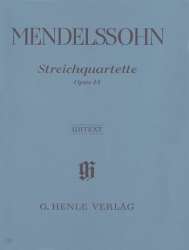 Streichquartette op.44,1-3 - Felix Mendelssohn-Bartholdy