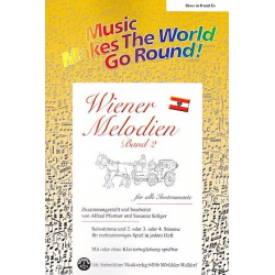 Wiener Melodien 2 - Stimme 4 in Eb und Bb - Bässe (Violinschlüssel)