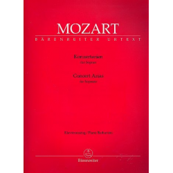 Konzertarien : für Sopran und Klavier - Wolfgang Amadeus Mozart