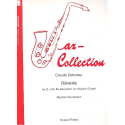 Rêverie : für Saxophon (B/Es) -Claude Achille Debussy