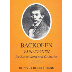 Variationen für Bassetthorn - Johann Georg Heinrich Backofen