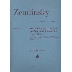 Trio d-Moll op.3 : - Alexander von Zemlinsky