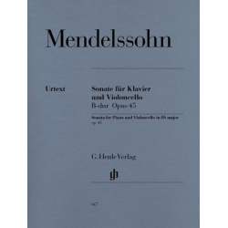 Sonate B-Dur op.45 : für - Felix Mendelssohn-Bartholdy