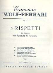 4 Rispetti op.12 : für tiefe - Ermanno Wolf-Ferrari