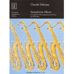 Saxophone Album für Altsaxophon und Klavier - Claude Achille Debussy / Arr. James Rae