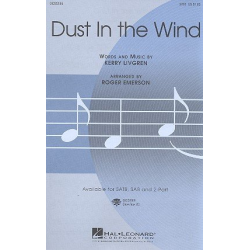 Dust in the Wind - SATB - Kerry Livgren