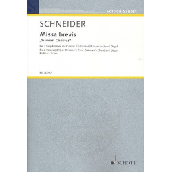 Missa brevis : für 3 Stimmen (Frauenchor/ - Enjott (Norbert Jürgen) Schneider