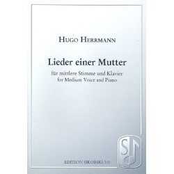 Lieder einer Mutter : für mittlere Stimme und - Hugo Herrmann