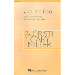 Jubilate Deo : for 2-part chorus and piano - Cristi Cary Miller
