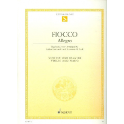 Allegro : für Violine und Klavier - Joseph-Hector Fiocco