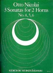 3 Sonatas : for 2 horns - Otto Nicolai