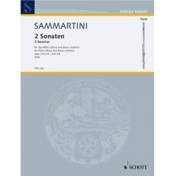 2 Sonaten aus op.2 : für Flöte - Giuseppe Sammartini