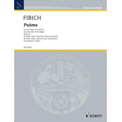 Poème aus op.39 : für Flöte, Oboe, - Zdenek Fibich / Arr. Joachim Linckelmann
