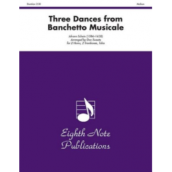 Three Dances from Banchetto Musicale -Johann Hermann Schein