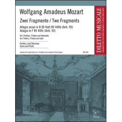 Zwei Fragmente - Wolfgang Amadeus Mozart