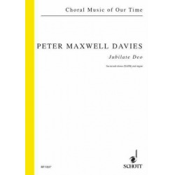 JUBILATE DEO : FUER GEM CHOR - Sir Peter Maxwell Davies