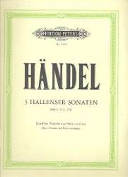 Hallenser Sonaten für Flöte und BC - Georg Friedrich Händel (George Frederic Handel) / Arr. Waldemar Wöhl