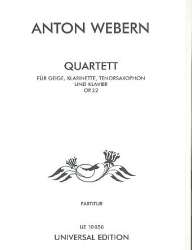 Quartett op.22 : für Violine, Klarinette, - Anton von Webern
