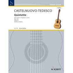 Quintette op.143 : pour guitare et - Mario Castelnuovo-Tedesco