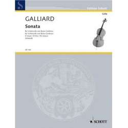 Sonate D-Dur : für Violoncello - Johann Ernst Galliard