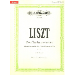 3 Etudes de concert S144 : - Franz Liszt