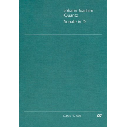 Sonate D-Dur QV1:44 : für Flöte - Johann Joachim Quantz