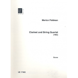 Clarinet and String Quartet : für Klarinette und - Morton Feldman