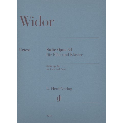 Suite op.34 : für Flöte und Klavier - Charles-Marie Widor