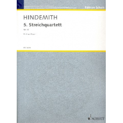 Streichquartett Nr.5 (früher Nr.4) op.32 - Paul Hindemith