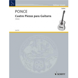 4 piezas : para guitarra - Manuel Ponce