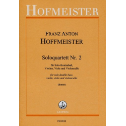 Soloquartett Nr.2 : für Kontrabaß, Violine, - Franz Anton Hoffmeister