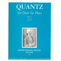 6 Duets op.5 Nr.1-3 : - Johann Joachim Quantz