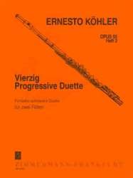 40 progressive Duette op.55 Band 2 : - Ernesto Köhler