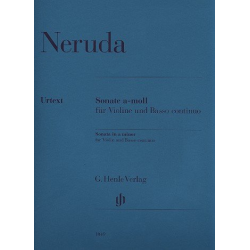 Sonate a-Moll : für Violine und Bc - Johann Baptist Georg Neruda