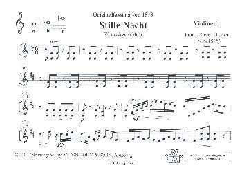 Stille Nacht : für Sopran, Alt, gem Chor, 2 Violinen, - Franz Xaver Gruber
