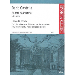 Seconda Sonate : für 2 Blockflöten - Dario Castello