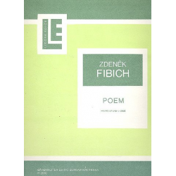 Poem : für Violine und Klavier - Zdenek Fibich
