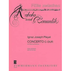 Concerto C-Dur für Flöte und Orchester (Klavierauszug) -Ignaz Joseph Pleyel / Arr.Werner Richter