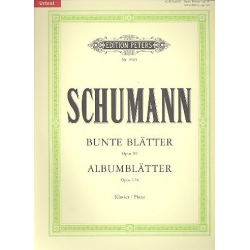 Bunte Blätter op.9 und - Robert Schumann