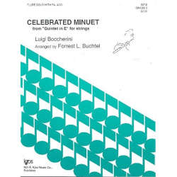 Celebrated Minuet for flute and piano - Luigi Boccherini / Arr. Forrest L. Buchtel