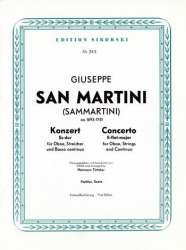 Konzert Es-Dur : für Oboe, - Giuseppe Sammartini