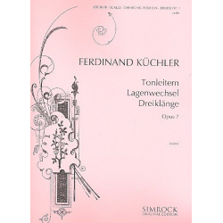 Tonleitern, Lagenwechsel, Dreiklänge - Ferdinand Küchler