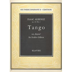 Tango aus Espana op.165,2 : - Isaac Albéniz