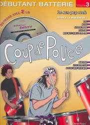 Débutant battérie vol.3 (+ 2 CD's) - Denis Roux